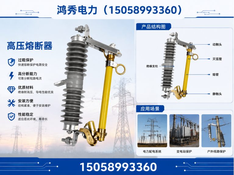 洞头区一二次融合真空断路器展示图